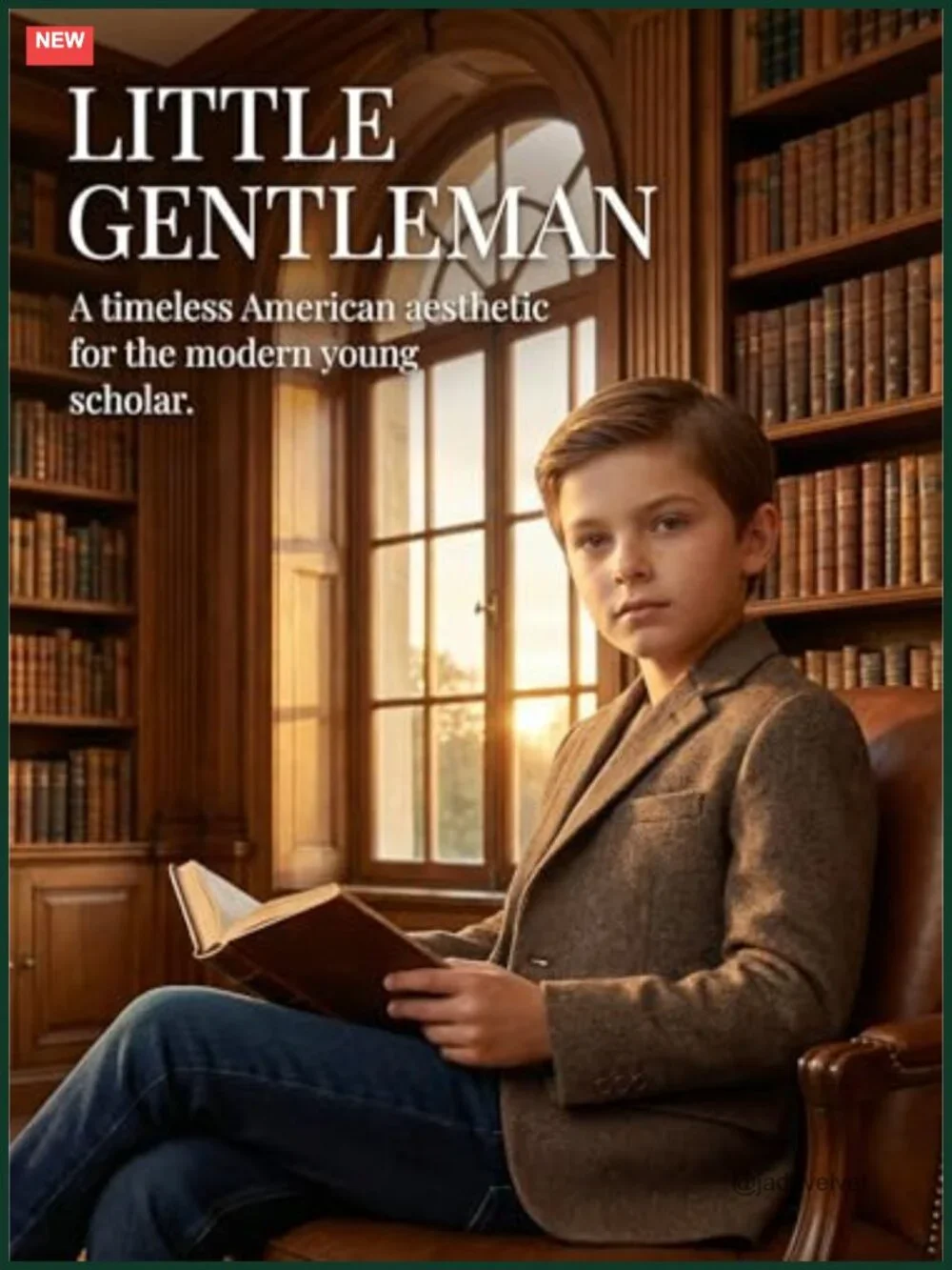 Boy's Tweed Blazer Sport Coat Formal Retro Jacket Notch Lapel Button